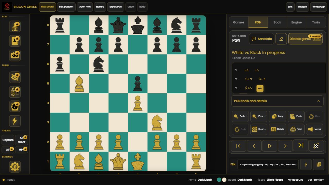 Silicon Board interface in English